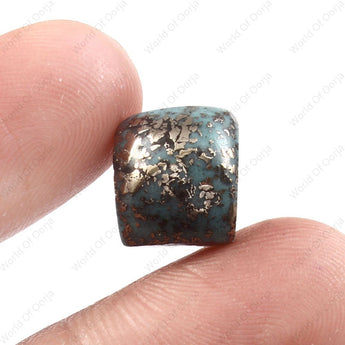 Turquoise (Firoza) (9.84 Carat, 10.79 Ratti - WorldOfOorja