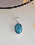 Turquoise (Firoza) pendant - WorldOfOorja