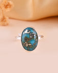 Turquoise (Firoza) Ring - WorldOfOorja