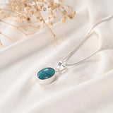 Turquoise pendant (Firoza) – Protection & Communication – World of Oorja (image 2)