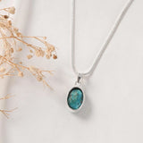 Turquoise pendant (Firoza) – Protection & Communication – World of Oorja (image 3)