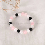 Crystal healing bracelet designed for Cancer zodiac sign