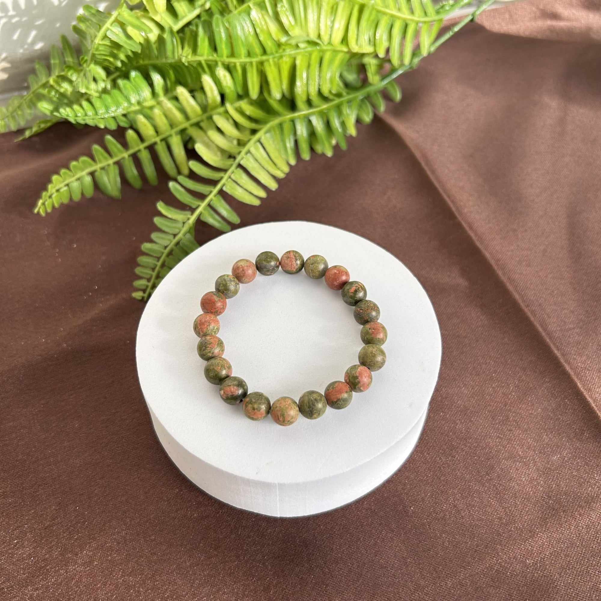 Unakite bracelet - WorldOfOorja