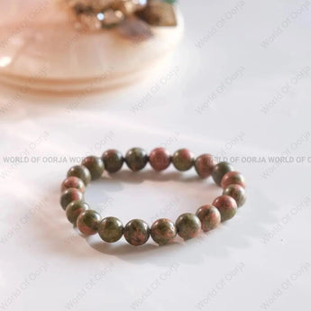 Unakite bracelet - WorldOfOorja