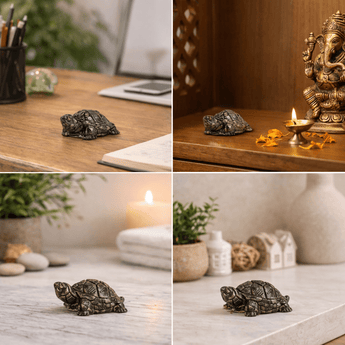 Vastu Pyrite Tortoise (Pack of 2) - WorldOfOorja
