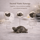 Vastu Pyrite Tortoise (Pack of 2) - WorldOfOorja
