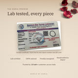 Labradorite Bracelet lab certificate with QR code – The Oorja promise