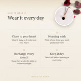 How to wear your Black Obsidian Pendant – daily wear, morning wish, recharge on selenite or moonlight