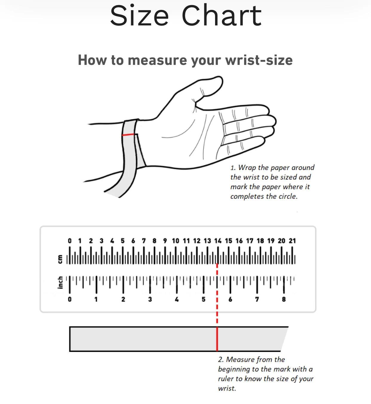 Wrist Size (part of custom bracelet) - WorldOfOorja