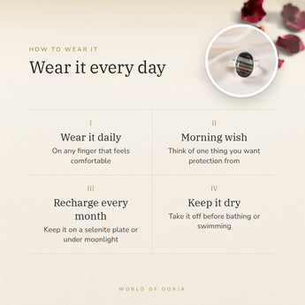 How to wear your Sulemani Hakik Ring – daily wear, morning wish, recharge on selenite or moonlight