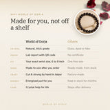 Why World of Oorja – Garnet Bracelet made for you, finished by hand in Jaipur