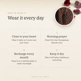 How to wear your Sacred Ganpati Shlok Pendant – daily wear, morning prayer, recharge on selenite or moonlight