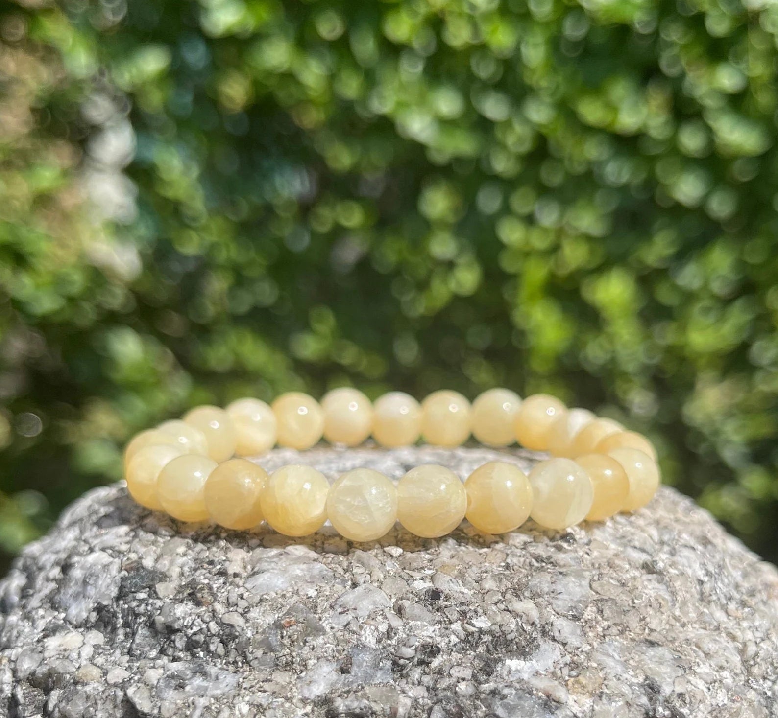 Yellow Calcite Bracelet - WorldOfOorja