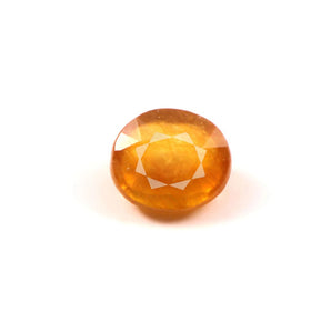 Yellow Sapphire (Pukhraj) (4.06 Carat, 4.42 Ratti) - WorldOfOorja