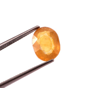 Yellow Sapphire (Pukhraj) (4.94 Carat, 5.38 Ratti) - WorldOfOorja