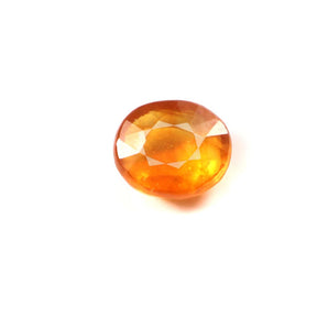 Yellow Sapphire (Pukhraj) (5.08 Carat, 5.53 Ratti) - WorldOfOorja