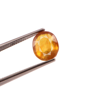 Yellow Sapphire (Pukhraj) (5.08 Carat, 5.53 Ratti) - WorldOfOorja