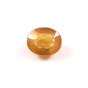 Yellow Sapphire (Pukhraj) (7.29 Carat, 7.94 Ratti) - WorldOfOorja