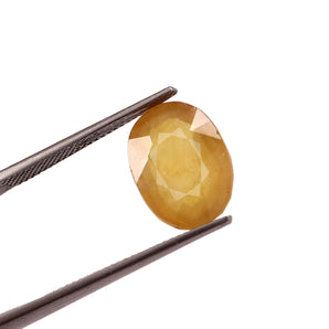 Yellow Sapphire (Pukhraj) (9.26 Carat, 10.09 Ratti) - WorldOfOorja