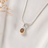 Yellow Sapphire (Pukhraj) Pendant – Wisdom & Prosperity – World of Oorja (image 3)