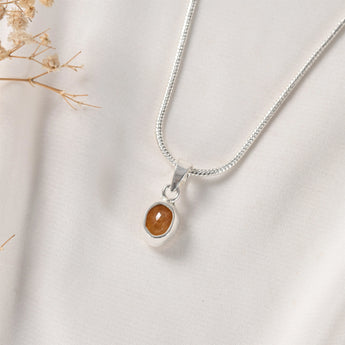 Yellow Sapphire (Pukhraj) Pendant – Wisdom & Prosperity – World of Oorja (image 3)