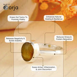 Yellow Sapphire (Pukhraj) Ring - WorldOfOorja