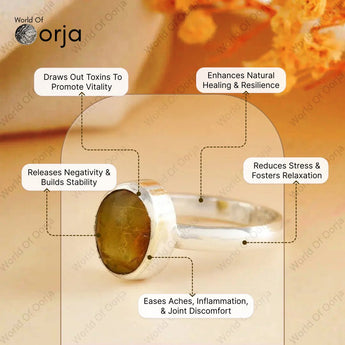 Yellow Sapphire (Pukhraj) Ring - WorldOfOorja