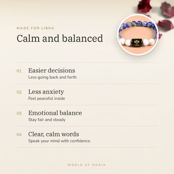 Libra Zodiac Bracelet benefits – World of Oorja