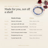Why World of Oorja – Sodalite Bracelet made for you, finished by hand in Jaipur