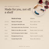 Why World of Oorja – Weight Loss Bracelet made for you, finished by hand in Jaipur