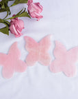 Rose Quartz Butterfly Gua Sha - WorldOfOorja