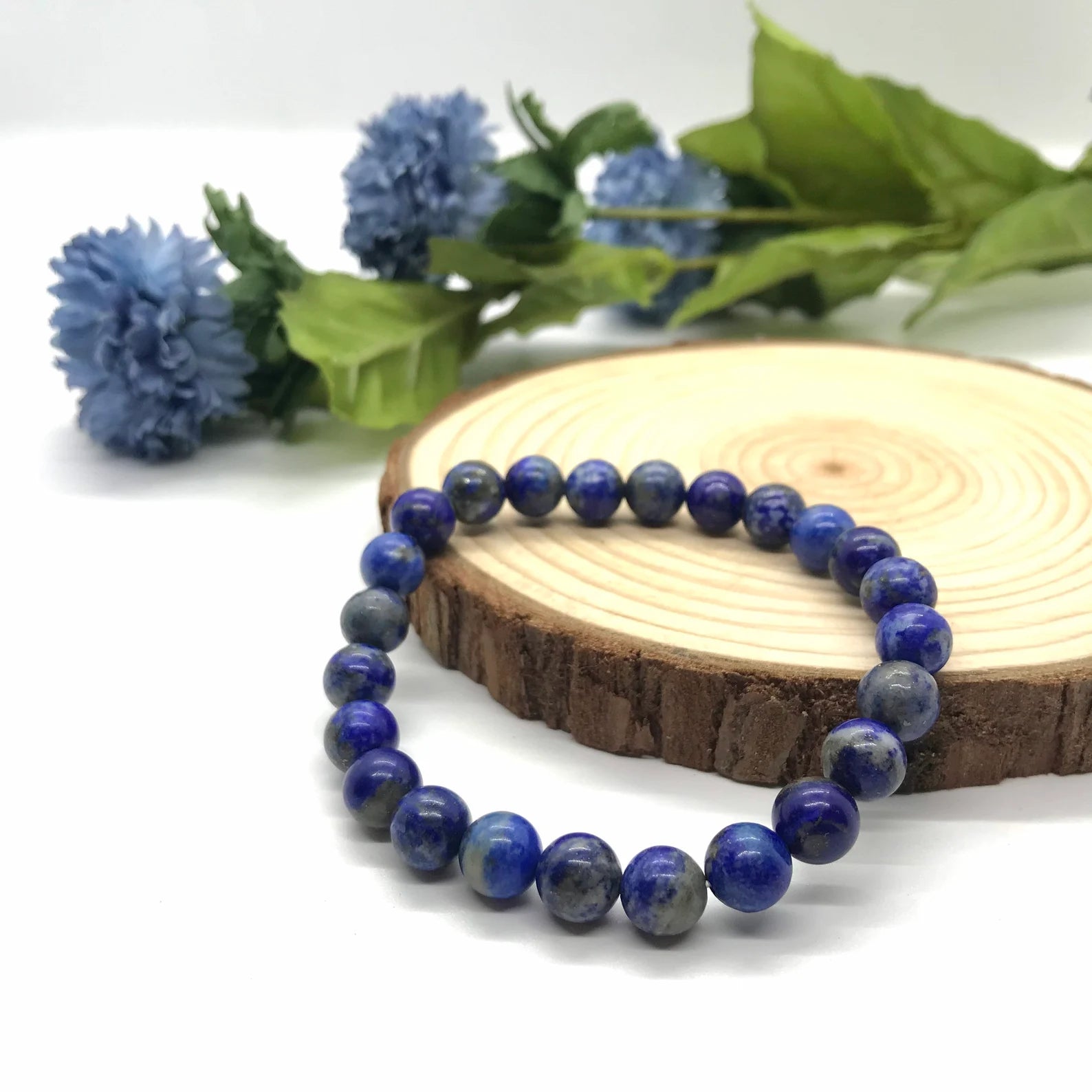 Aura Hygiene - New Lapis Lazuli Beaded Crystal Bracelet! 💙 Available at  $18.99 here ➡️ http://bit.ly/34IECaE Lapis Lazuli Healing Properties and  Benefits Helps with Self Awareness and Intuition Helps connect physical  world